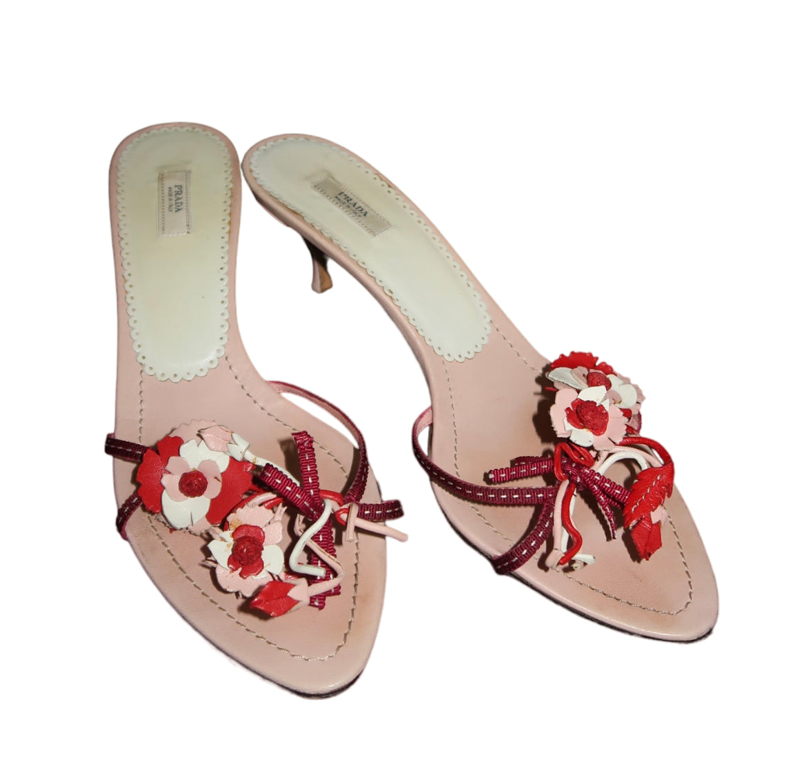 Prada 2002 Floral Heels