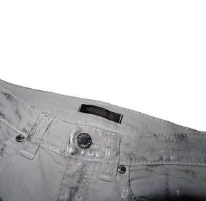 Roberto Cavalli Silver and Grey Pants