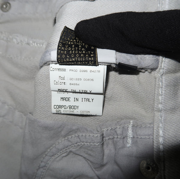 Roberto Cavalli Silver and Grey Pants