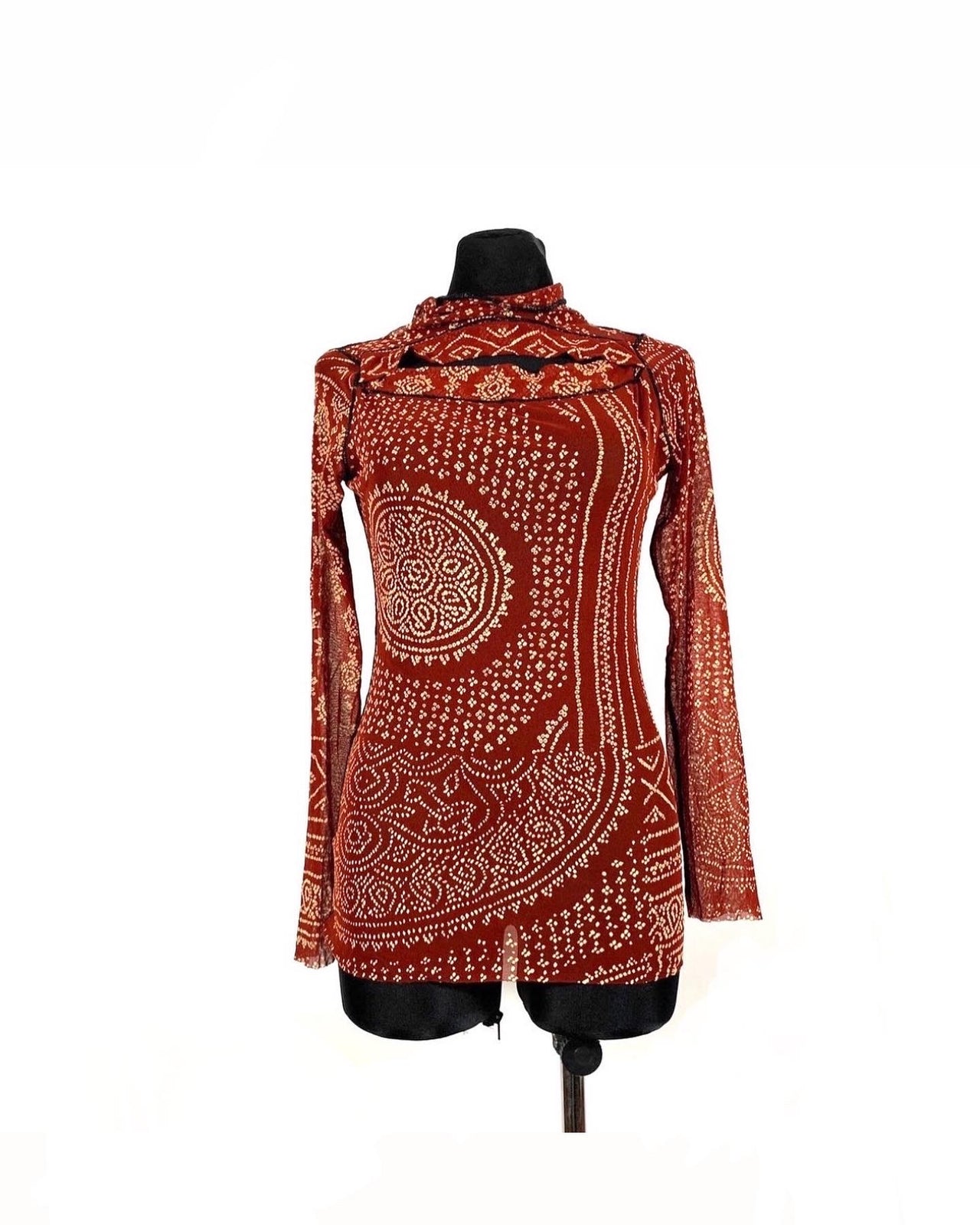 Jean Paul Gaultier Maille long sleeve hoodie shirt