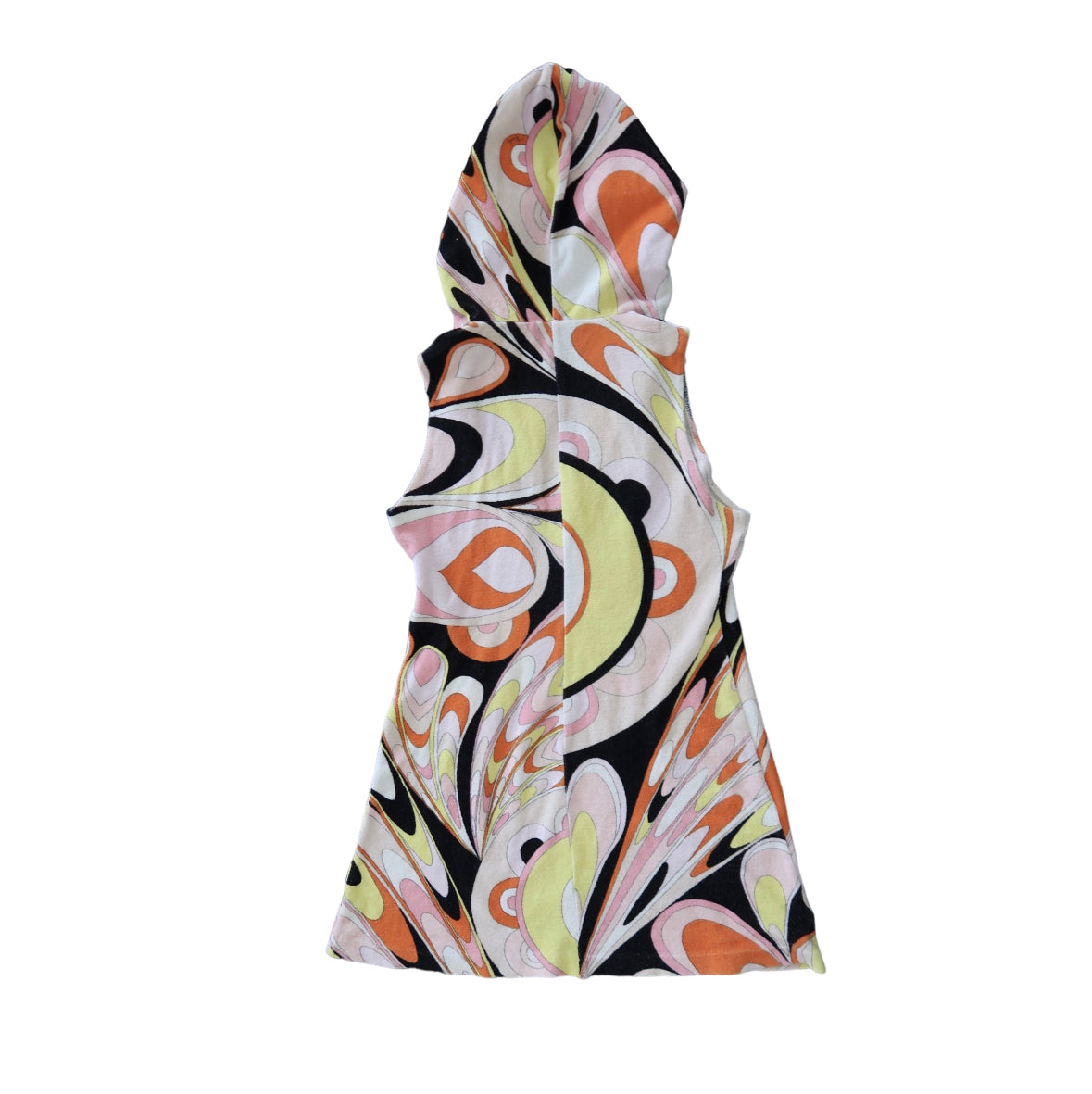 Hooded terry cloth coverup by Emilio Pucci, Spring 2005 Collection.