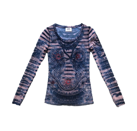 Jean Paul Gaultier x Lindex Mesh Top