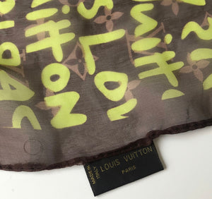 Louis Vuitton Stephen Sprouts scarf