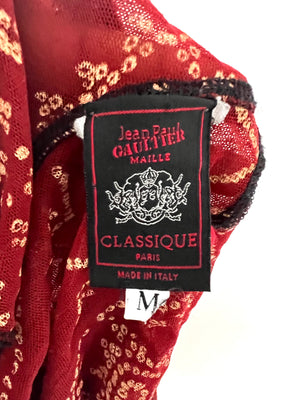 Jean Paul Gaultier Maille long sleeve hoodie shirt