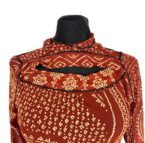 Jean Paul Gaultier Maille long sleeve hoodie shirt