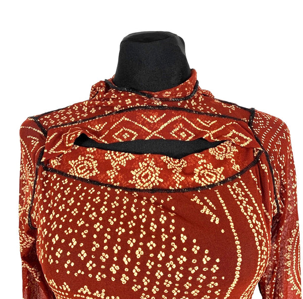 Jean Paul Gaultier Maille long sleeve hoodie shirt