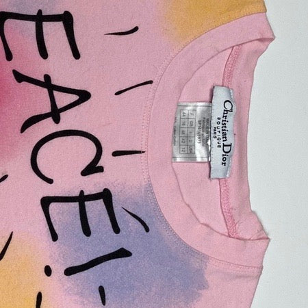 Christian Dior Boutique Vintage PEACE T-Shirt