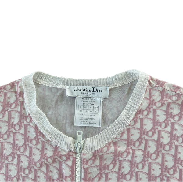 Christian Dior by John Galliano Diormisso Pink Trotter Jacket. 2004 Collection