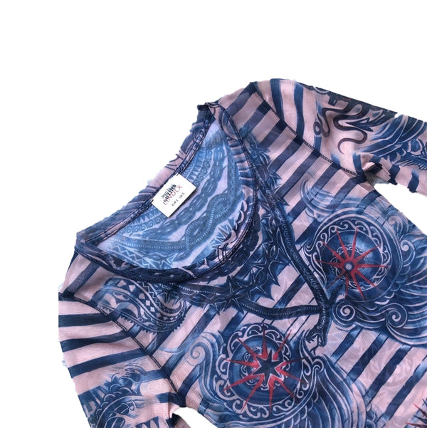 Jean Paul Gaultier Lindex Mesh Top