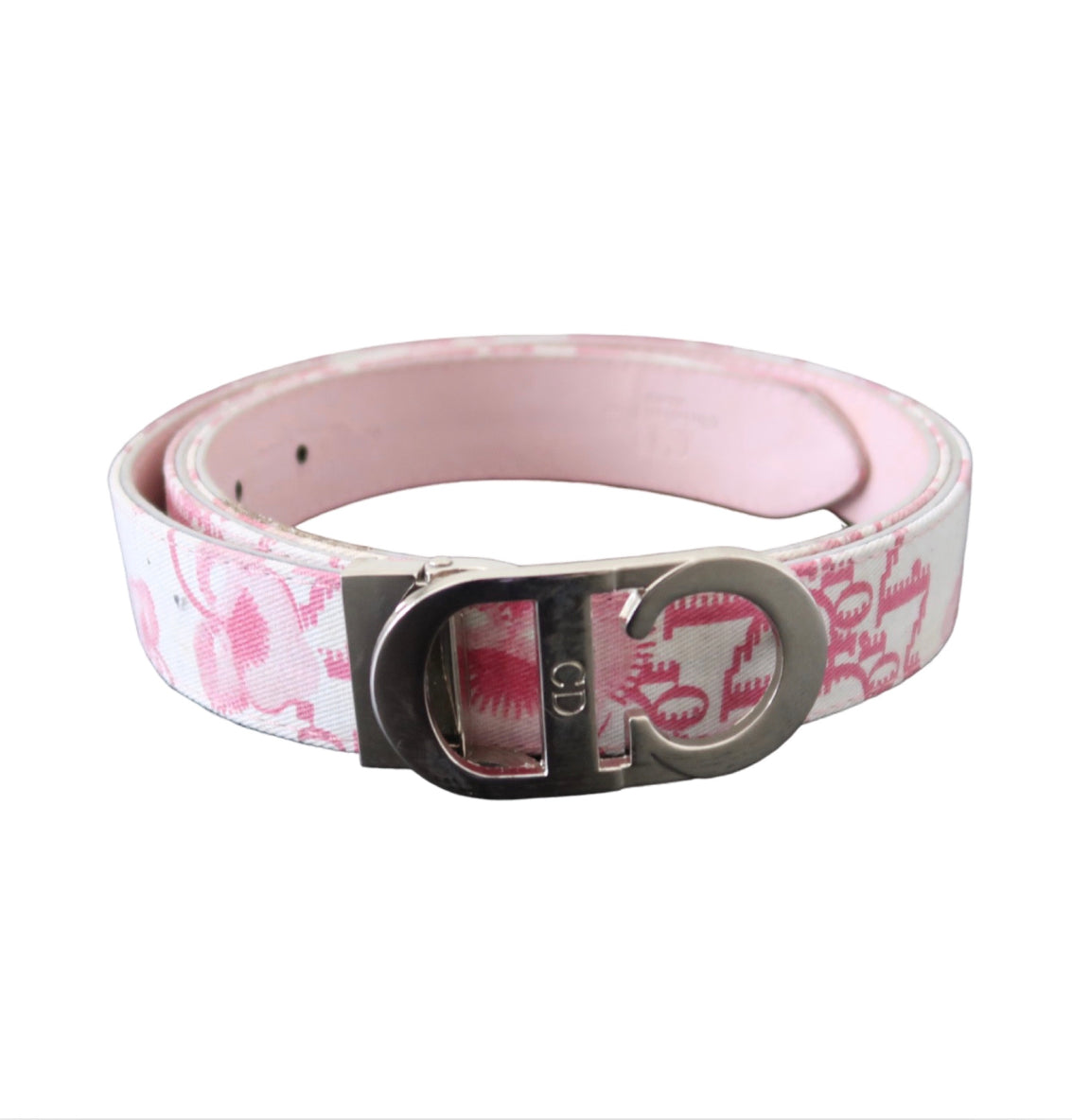 Vintage Pink Dior Monogram Belt
