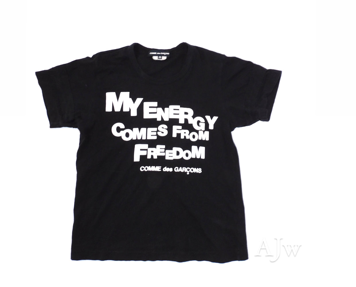 Comme des Garçons “My Energy Comes From Freedom” T-Shirt