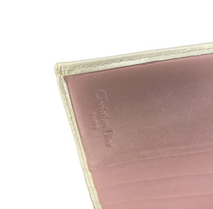 Christian Dior Diorissimo Pink Trotter Tri-fold Compact Wallet